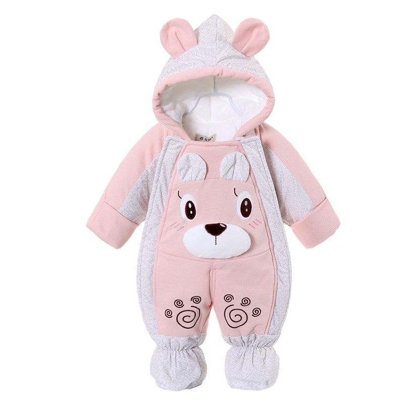 宝宝冬季包脚连体衣加绒加厚婴儿保暖外出服哈衣新生儿纯棉衣抱被,淘宝优惠券,粉丝福利购,淘宝优惠卷
