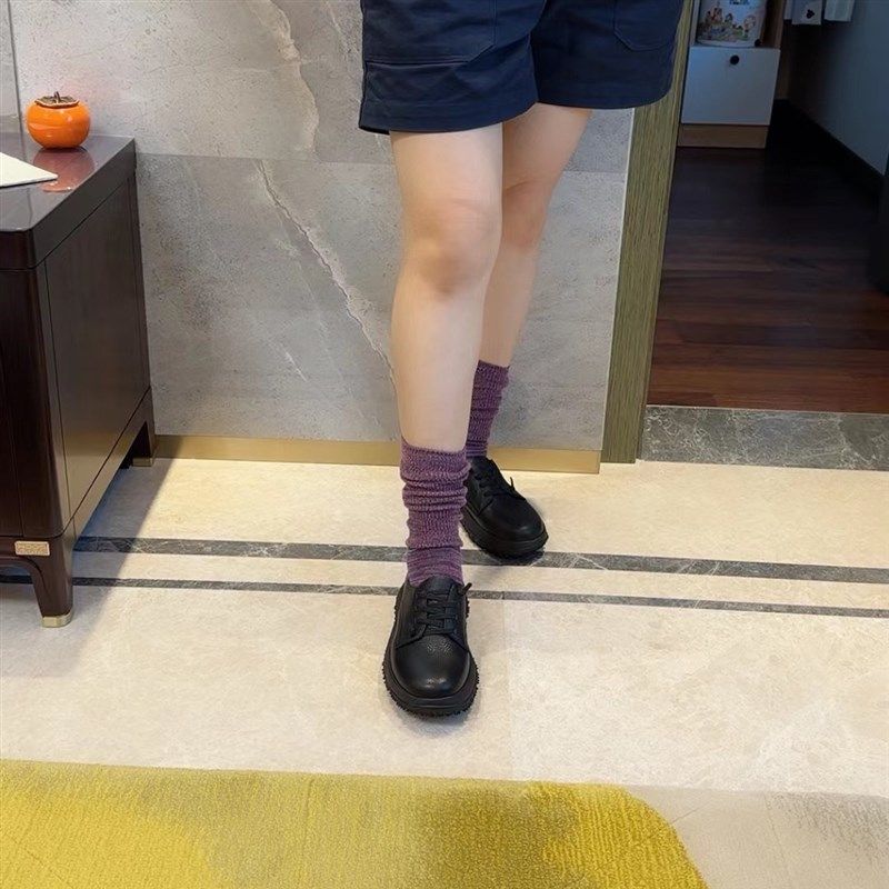 迪蓝图~新款沙发底套脚女单鞋圆头松糕底深口鞋牛皮超舒适妈妈鞋,淘宝优惠券,粉丝福利购,淘宝优惠卷