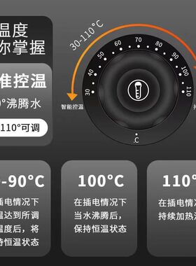 电热烧水桶开水机商用奶茶保温桶烧开水器小型开水桶烧开水机家用