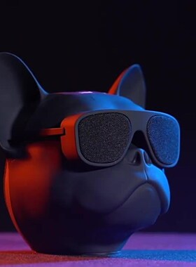 创意法斗牛犬蓝牙音箱电脑低音炮狗头音响男朋友生日礼物伴手礼品