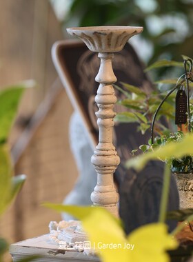 爱上花园 园艺杂货铸S铁 铸铁烛台