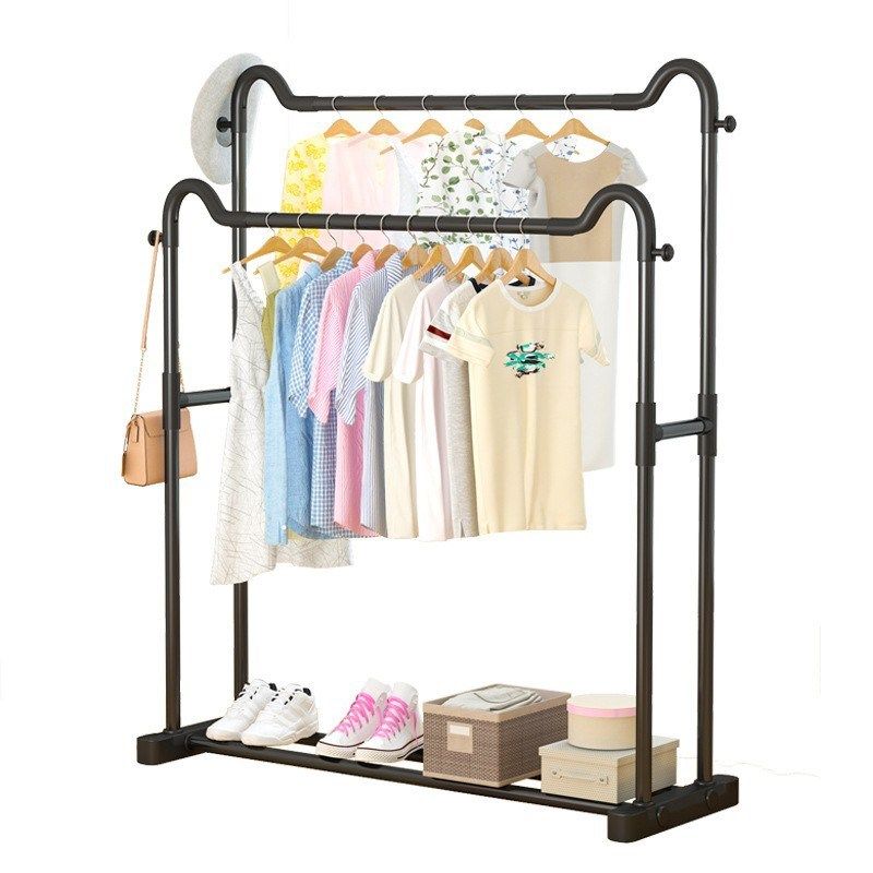 晾衣架落地家用学生宿舍卧室内晒挂架子阳台置物落地衣架,淘宝优惠券,粉丝福利购,淘宝优惠卷