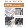 Metal hole board wall shelf decorative storage vertical accessories stainless steel nail-free display rack magnetic pain table