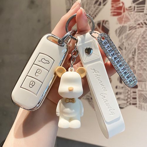 适用广汽传祺m8钥匙套gs4coupe包plus影豹gs8影酷领秀gs5扣gs3壳 - 图2