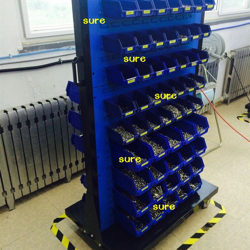 Mobile hardware tool rack, multi-functional square hole hanging board display rack, material rack, mobile organizing rack, hole board hanging rack