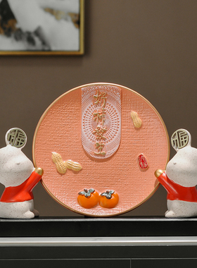 客厅电视柜酒柜装饰品摆件家居玄关柜子高档搬家礼物乔迁新居礼品