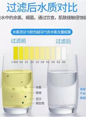 适用金沃特净水器家用五级过韩式快接棉活性炭阻垢超膜