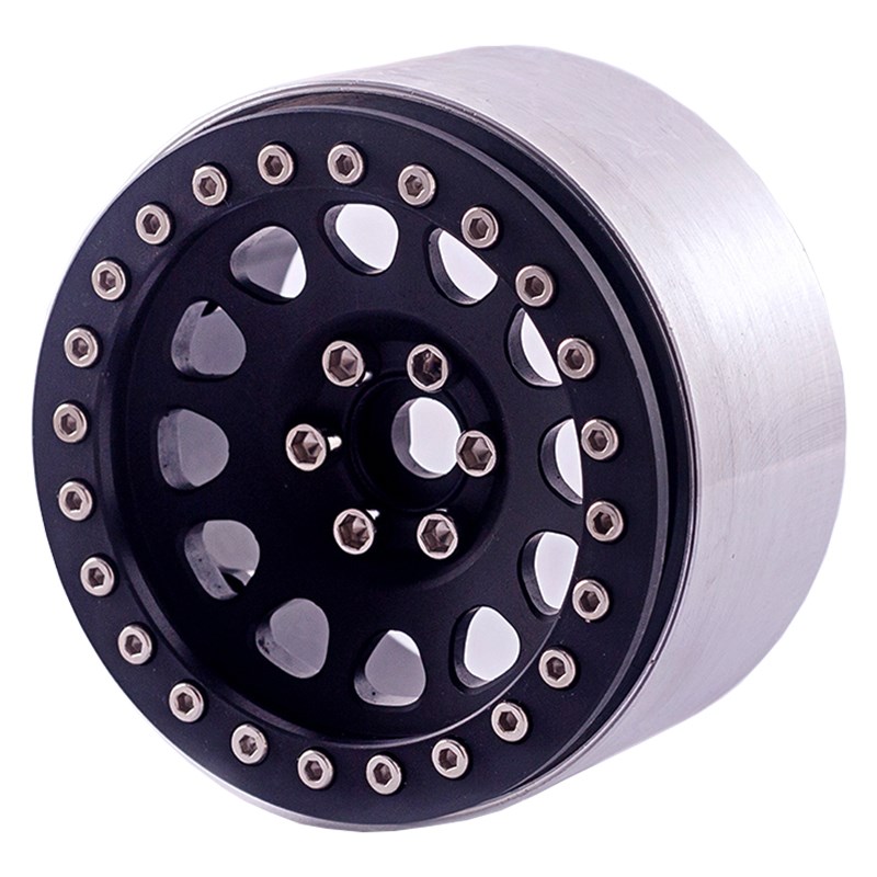 2.2合金轮毂1/10仿真攀爬车锁胎轮毂 SCX10 TRX4 易控轮毂 飞吧 - 图3