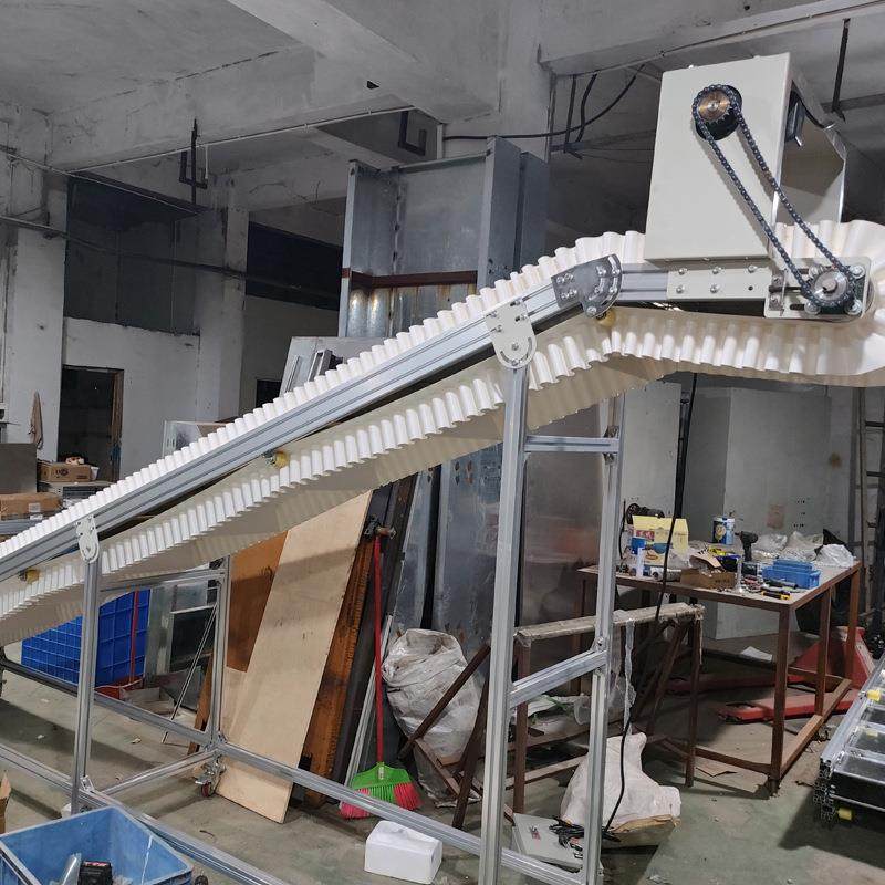 食品级裙边挡板爬坡输送机升降输送带输送带流水线颗粒粉末上料机,淘宝优惠券,粉丝福利购,淘宝优惠卷