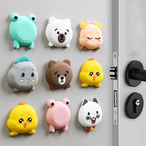 硅胶门把手防撞门挡贴房门缓冲免打孔门阻器门后防碰撞垫入户门吸 - 图3