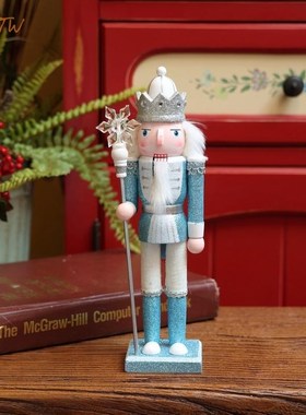 创意斯堪的纳维亚无障碍豪华风格胡桃夹子木偶士兵工艺品卡通礼品