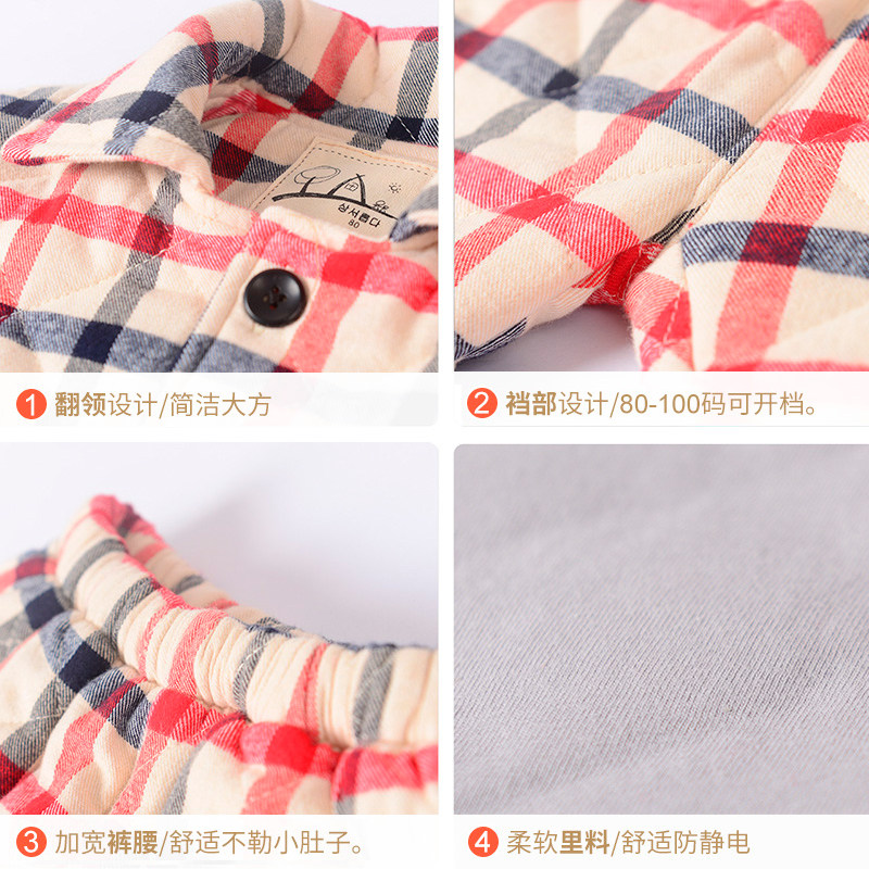 宝宝家居服套装加厚夹棉男女童装冬季棉衣冬款厚男童睡衣套装秋冬,淘宝优惠券,粉丝福利购,淘宝优惠卷