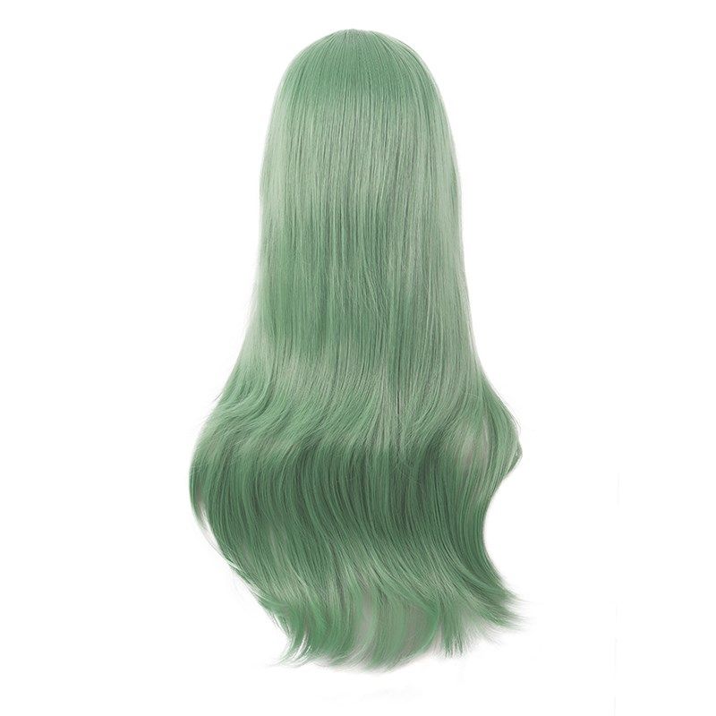 潼漫 cos假发女微卷长发动漫高温丝灰绿浅绿色斜刘海万用70cm头套,淘宝优惠券,粉丝福利购,淘宝优惠卷