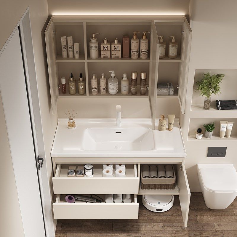 现代简约全铝浴室柜组合卫生间陶瓷一体盆太空铝浴室柜家用洗漱台,淘宝优惠券,粉丝福利购,淘宝优惠卷