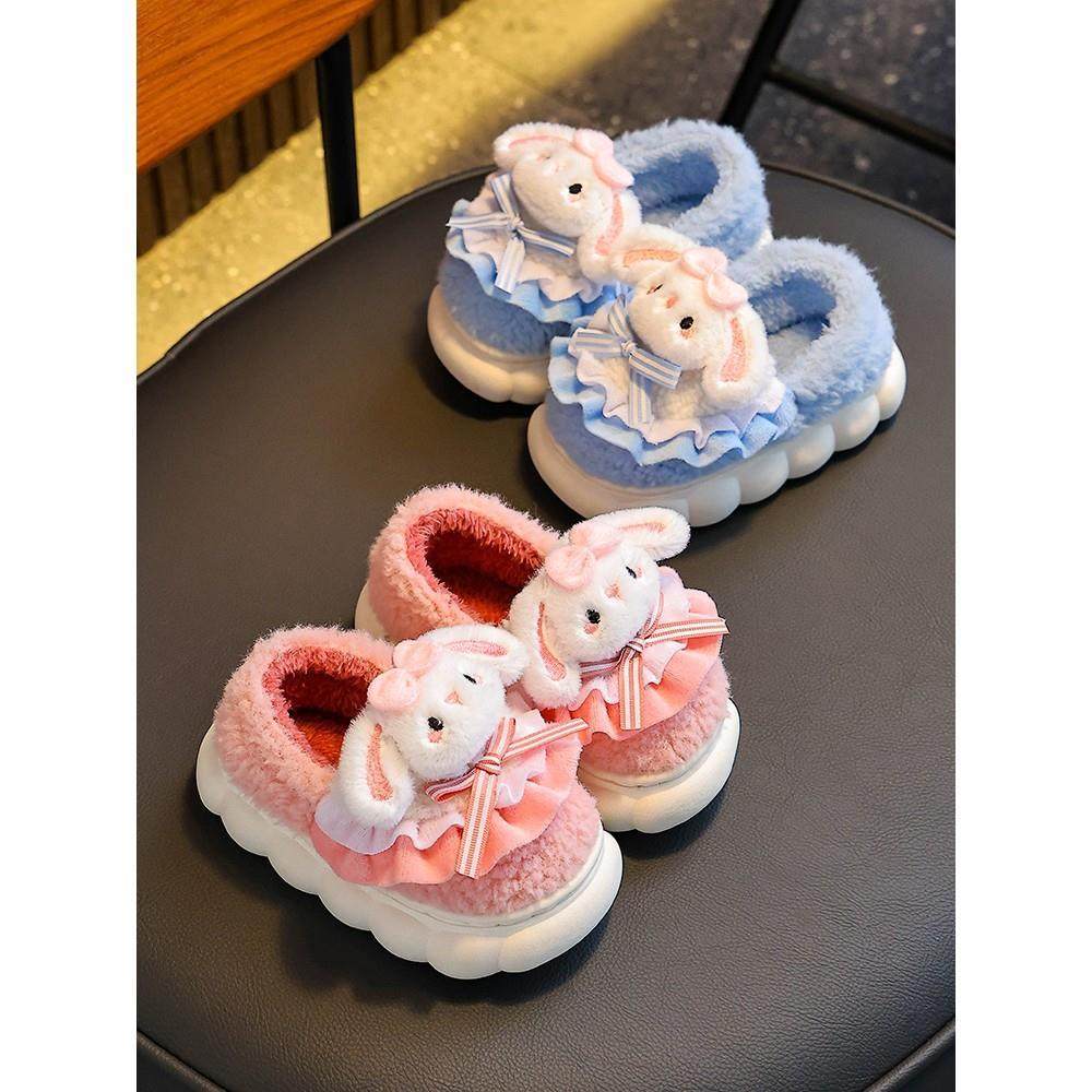儿童棉拖鞋秋冬季女童卡通室内居家拖鞋小孩可爱保暖亲子宝宝棉鞋,淘宝优惠券,粉丝福利购,淘宝优惠卷