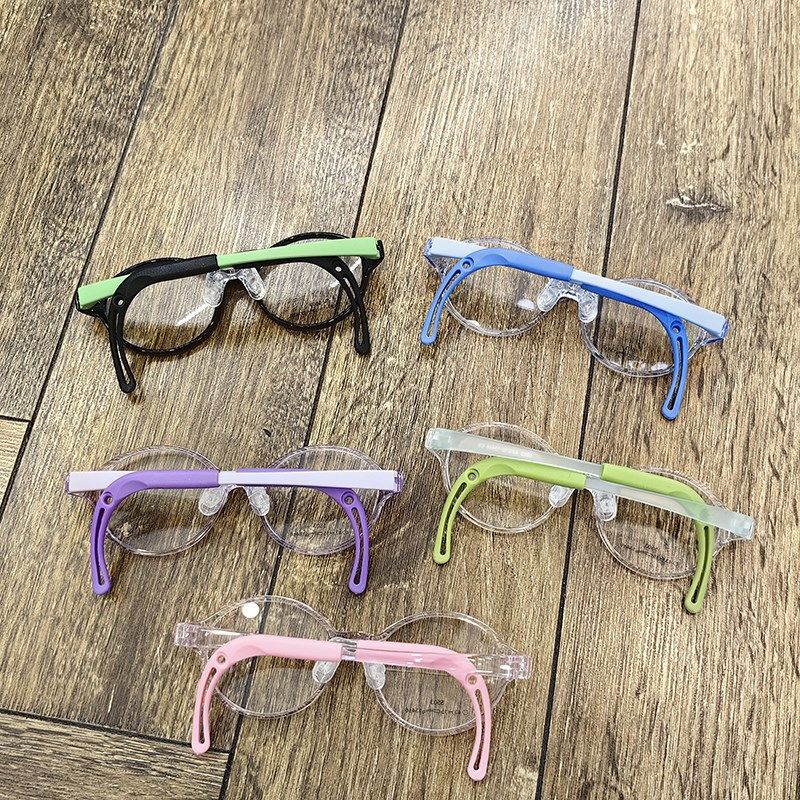 大小儿童番茄眼镜镜架镜腿可调长度镜腿光学框配镜可以配延缓镜片,淘宝优惠券,粉丝福利购,淘宝优惠卷