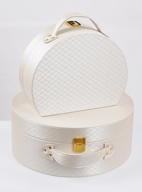 样板房半圆套盒衣帽间衣柜飘窗收纳箱展厅家具厂售楼软装饰品盒