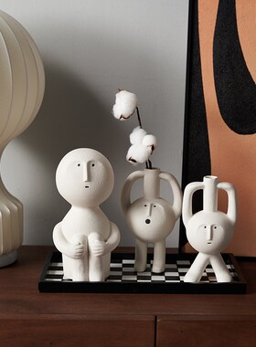 HN YU 玩伴瓶陶瓷乔迁新居礼品送礼客厅玄关酒柜装饰桌面