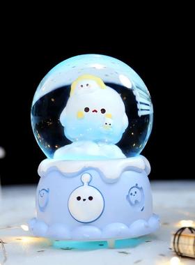 爱梦幻唐唐小派对迷你水晶球发光小水球儿童节工艺