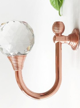 水晶玻璃挂钩上墙壁挂单钩/弯头墙挂服装店挂钩水晶装饰品