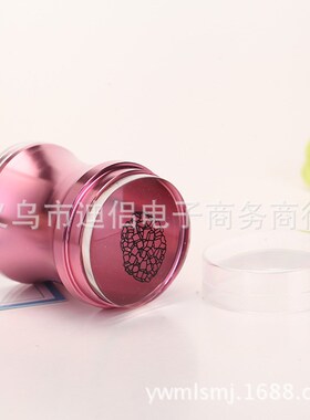 大尺寸金属手柄纯透明头带盖美甲印花印章带透P明刮板美甲专业工