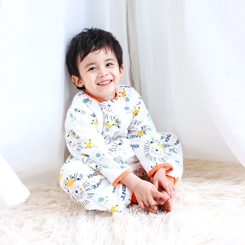 婴儿睡袋秋冬夹棉宝宝加厚防踢被新生儿连体多功能长袖拉链式睡衣,淘宝优惠券,粉丝福利购,淘宝优惠卷