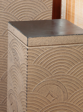 汉韵堂招财展示柱底座中式落地装饰方形展台立柱创意家居陈列柱子