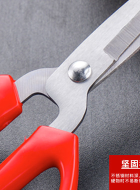 家用大号剪刀办公剪学生手工剪裁缝剪剪纸开业剪彩结婚红剪文具剪