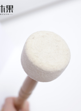 手工实心羊毛毡钵棒西藏颂钵钵锤音钵棒钵音碗敲棒铜锣敲击棒