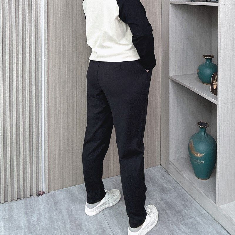 春秋新款休闲裤女装大码胖mm松紧腰宽松显瘦时尚百搭阔腿哈伦裤子,淘宝优惠券,粉丝福利购,淘宝优惠卷