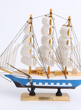 怀旧竹木制品风车模型家具装饰品摆件工艺品茶几卧室摆设创意家居