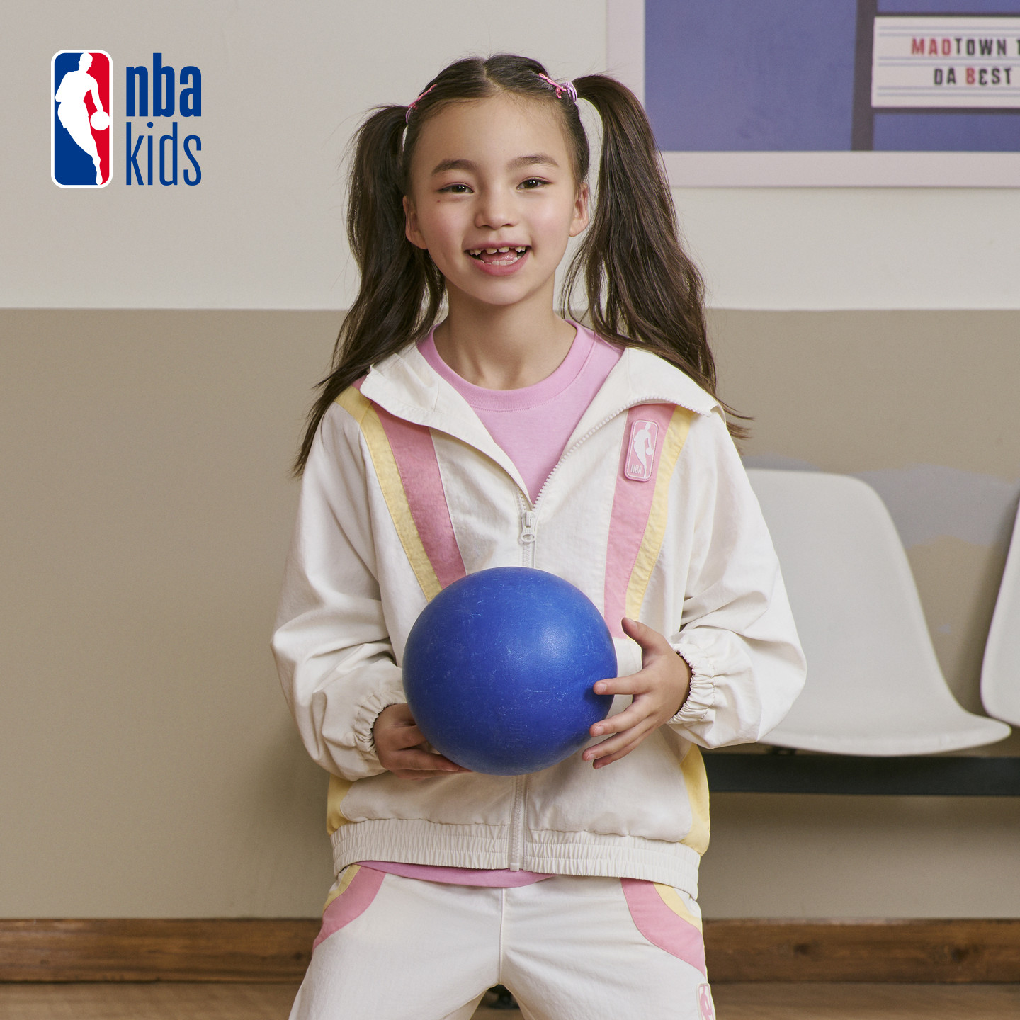 nbakids童装秋冬男童女童连帽外套梭织撞色休闲裤K233JP311P,淘宝优惠券,粉丝福利购,淘宝优惠卷