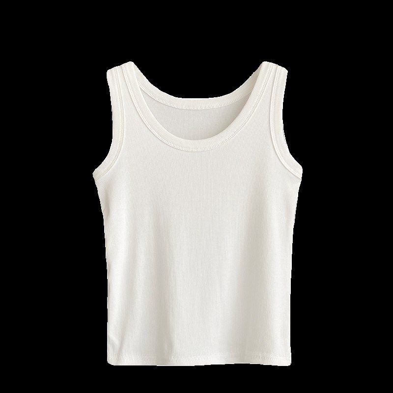 圆领宽肩带吊带背心女夏外穿2024新款内搭遮副乳修身打底无袖上衣,淘宝优惠券,粉丝福利购,淘宝优惠卷