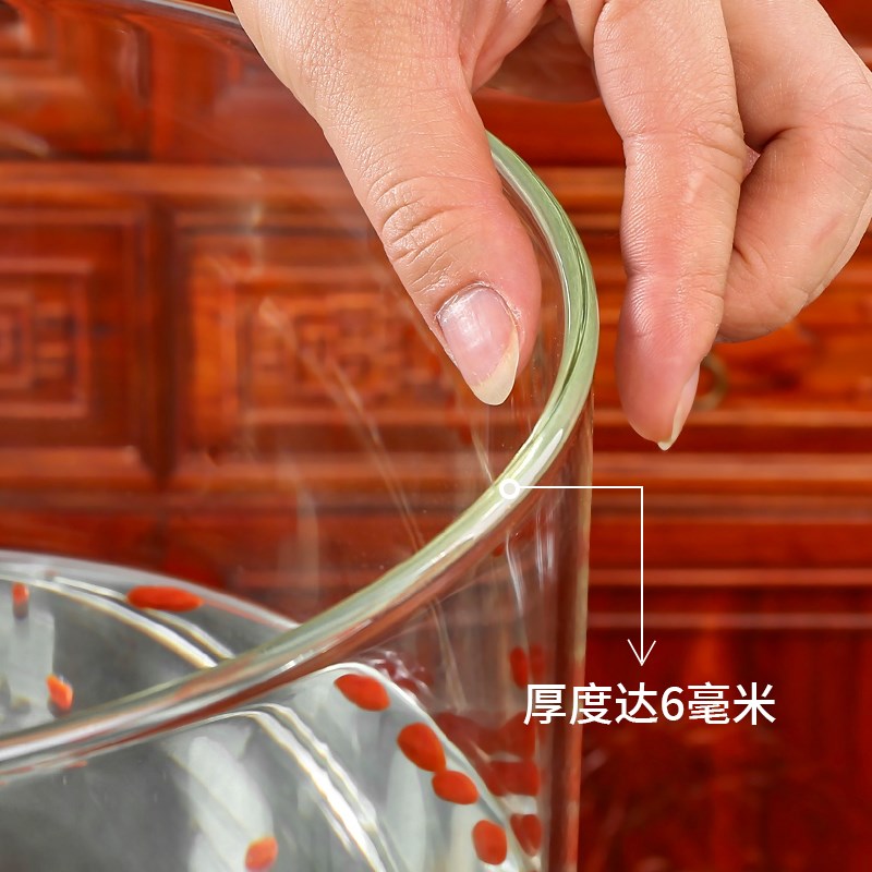 High borosilicate glass sealed bottle super large capacity 50kg 100kg wine bottle heat-resistant wine tank Z special bottle for wine