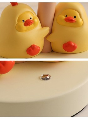 床头柜可爱小夜灯台灯 卧室书房桌面装饰品树脂摆件闺蜜生日礼物