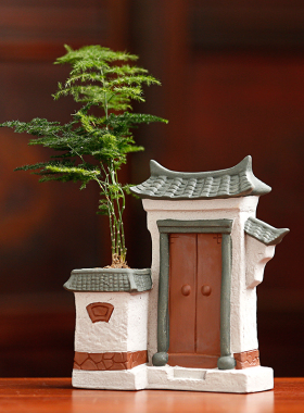 中式禅意家居装饰品电视柜酒柜摆件办公室创意客厅陶瓷小工艺品