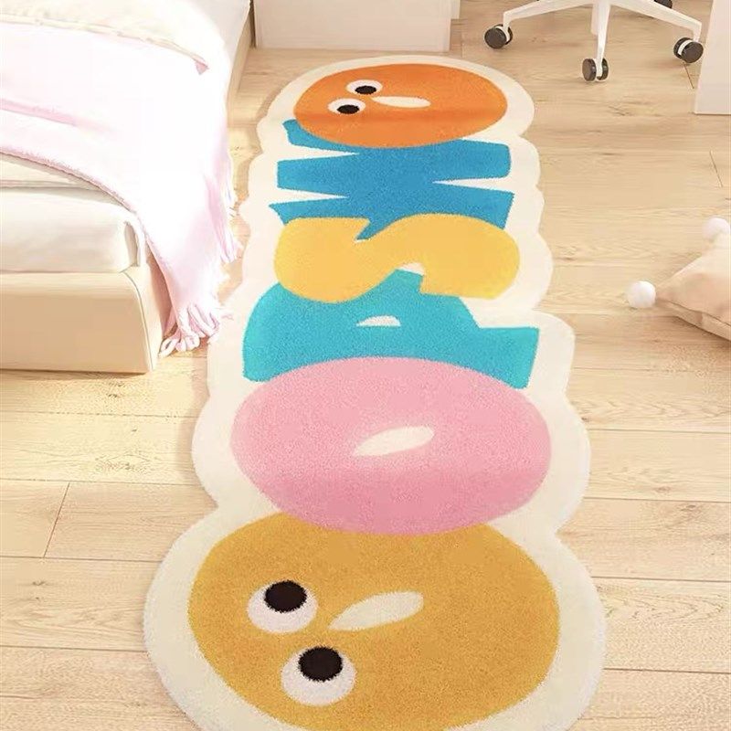 Creative Cartoon Rich Bedroom Home Bedside Floor Mat Carpet Bedside Blanket Non-slip Dirty Resistant Water-Absorbent Floor Mat Door Mat