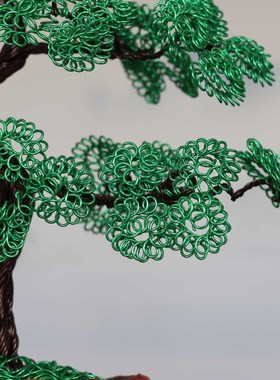 领导生日长辈祝寿开业乔迁招财摆件办公室摇钱树高端DIY四季旺财