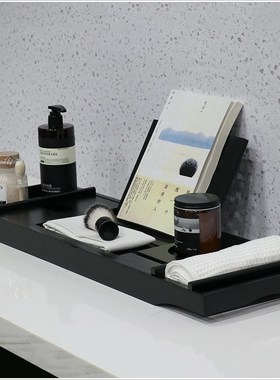 样板房卫生间软装摆件浴缸架浴室陈列乳液香薰收纳架软装饰品