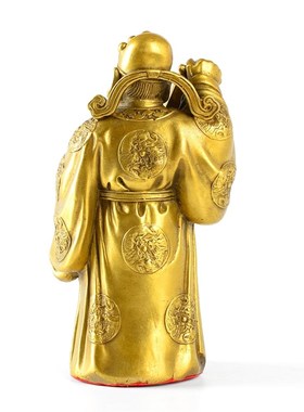 纯铜财神爷佛像财帛星君文财神佛像招财家用店铺风水供奉开业礼品