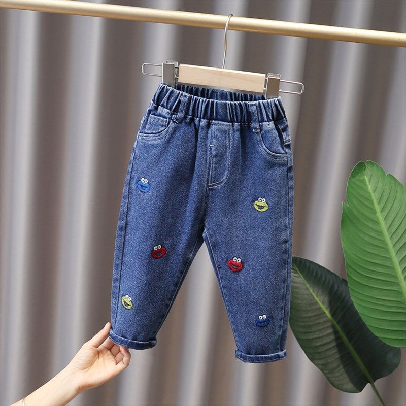 男童牛仔裤春装2023新款洋派时髦春秋男宝宝儿童夏装童装春款裤子,淘宝优惠券,粉丝福利购,淘宝优惠卷