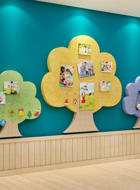 毛毡板墙贴纸幼儿园环创主题墙环境材料成品教室布置班级文化装饰