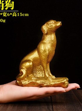 纯铜十二生肖 鼠p牛虎兔龙蛇马羊猴鸡狗猪属相摆件