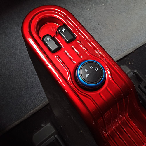 适用于五菱宏光MINI内饰中控台排挡位手刹面板框亮片宏光mini改装 - 图1