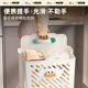 Dirty laundry basket foldable household wall hanging high-value large capacity classification bathroom laundry basket storage basket