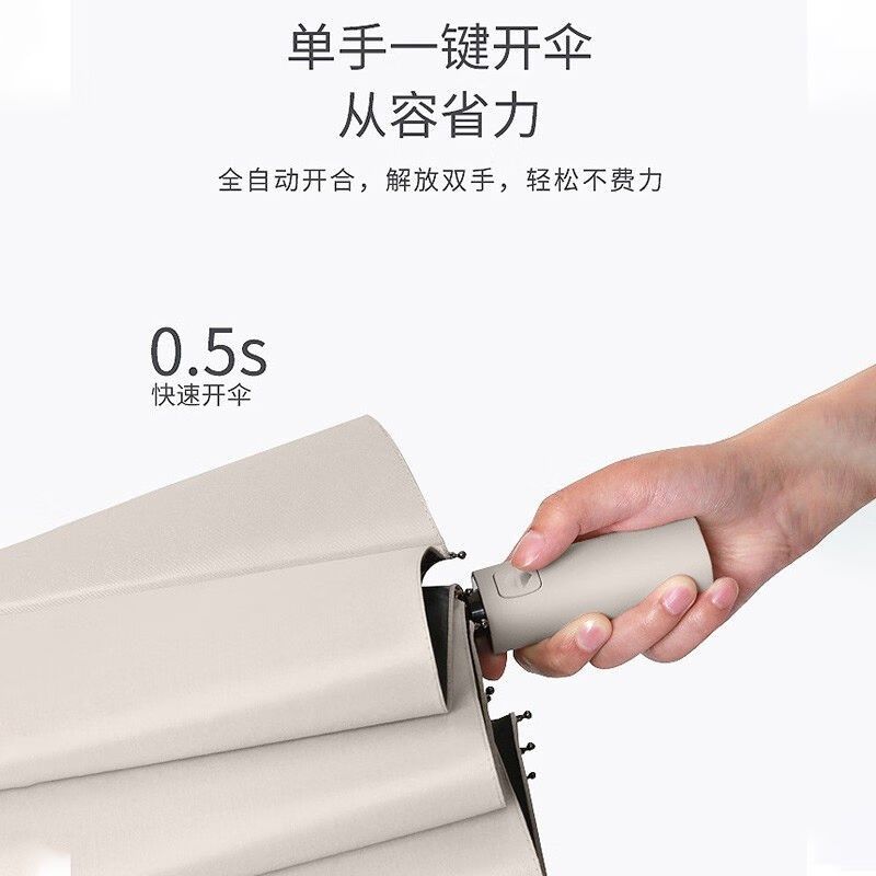 全自动雨伞大号折叠伞晴雨两用防风商务伞男女太阳伞便携遮阳伞【,淘宝优惠券,粉丝福利购,淘宝优惠卷