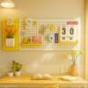 Hole board storage rack organizer rack desktop storage desk wall custom hanging plate magnetic metal study table combination