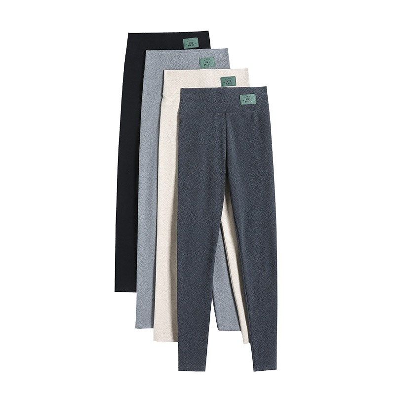 纯棉高腰打底裤女外穿春秋季薄款弹力大码秋裤修身显瘦黑色九分裤,淘宝优惠券,粉丝福利购,淘宝优惠卷