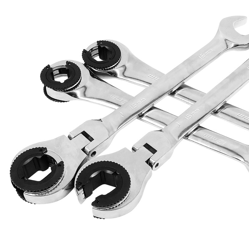 开口油管叉口棘轮扳手可转72齿公制活动头半开口棘轮扳手快速两用,淘宝优惠券,粉丝福利购,淘宝优惠卷