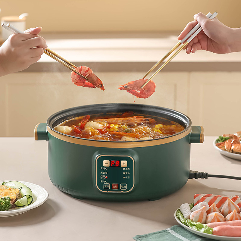 电火锅快煮锅一体锅宿舍学生多功能家用小型电热蒸煮饭炒菜2一3人,淘宝优惠券,粉丝福利购,淘宝优惠卷
